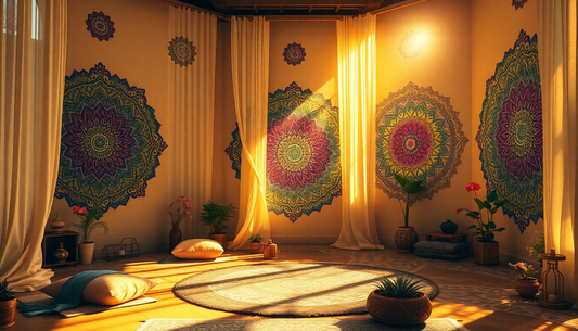 Elevate Your Space: Infusing Spiritual Serenity with Mandala Designs